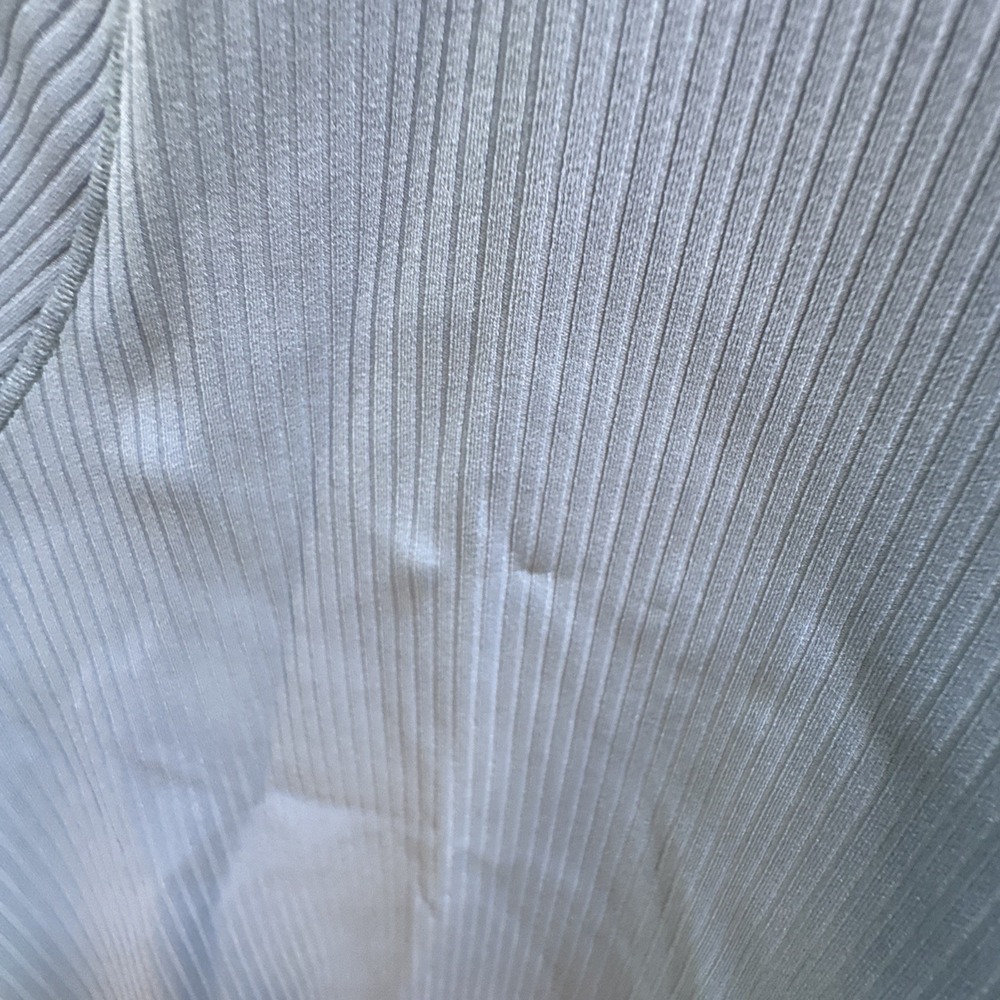 Nike Zenvy Rib Women's L Dri-FIT Short-Sleeve Top HF2772-006 NWT 70$ - Picture 3 of 8